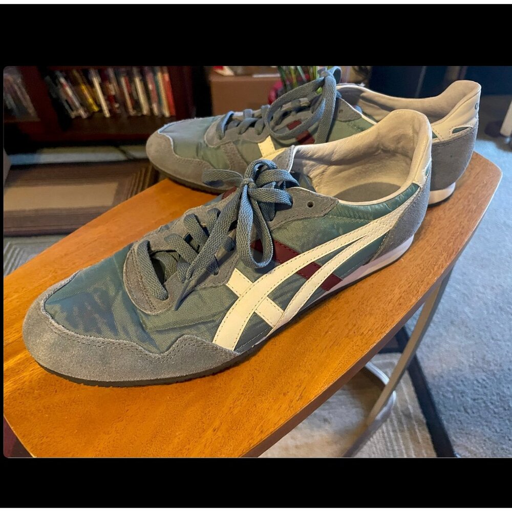 Onitsuka Tiger by Asics Blue and White Sneakers